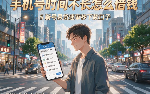 手机号时间不长怎么借钱,详细阐述5个新号易贷速审秒下款口子