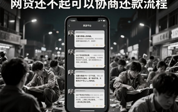 网贷还不起可以协商还款流程,陈列五个无视黑白的网贷平台