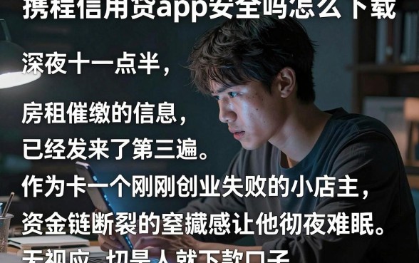 携程信用贷app安全吗怎么下载,汇总五个无视一切是人就下款口子