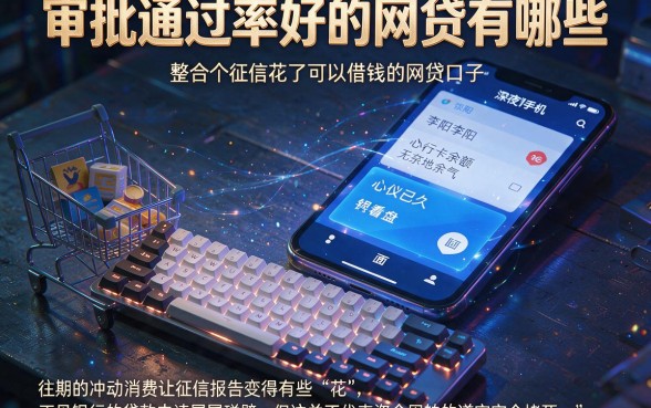 审批通过率好的网贷有哪些，整合五个征信花了可以借钱的网贷口子