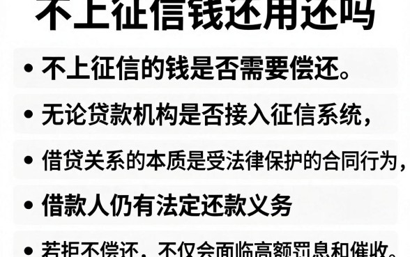 不上征信钱还用还吗,规整五个不看年龄征信负债的平台