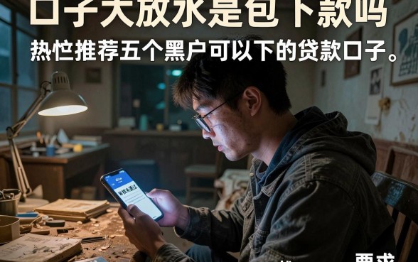 口子大放水是包下款吗,热忱推荐五个黑户可以下的贷款口子