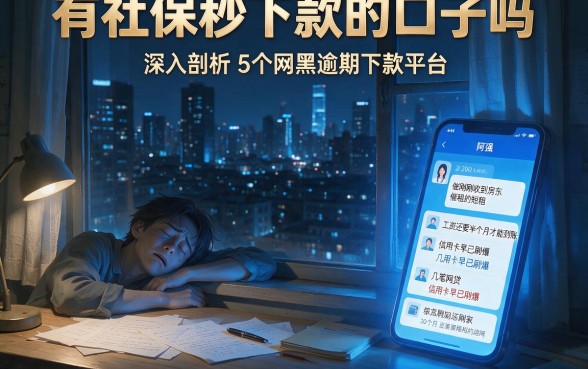 有社保秒下款的口子吗,深入剖析5个网黑逾期下款平台