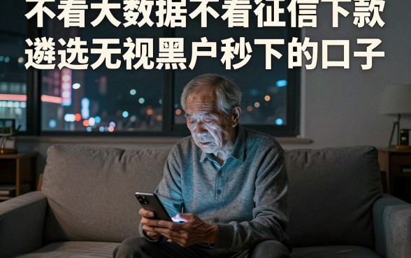 不看大数据不看征信下款，遴选五个无视黑户秒下的口子