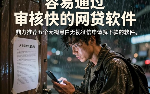 容易通过,审核快的网贷软件,鼎力推荐五个无视黑白无视征信申请就下款的软件