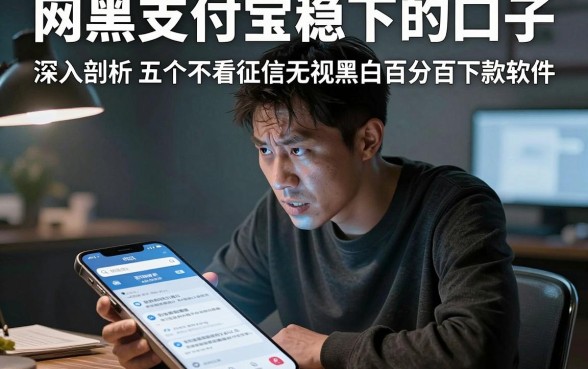 网黑支付宝稳下的口子，深入剖析五个不看征信无视黑白百分百下款软件