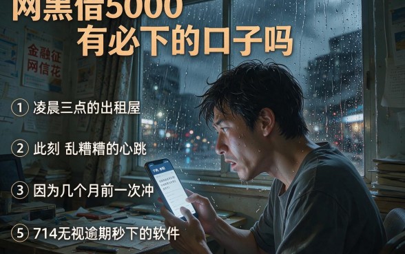 网黑借5000有必下的口子吗,条列五个714无视逾期秒下的软件