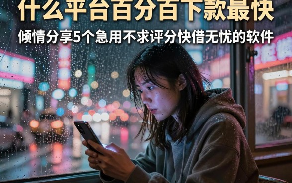 什么平台百分百下款最快,倾情分享5个急用不求评分快借无忧的软件