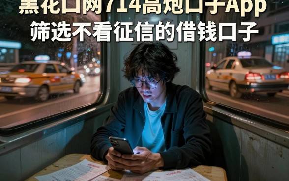 黑花口网714高炮口子App,筛选五个不看征信的借钱口子
