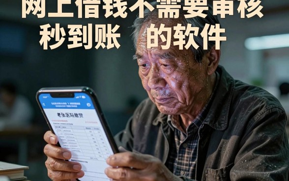 网上借钱不需要审核秒到账的软件,枚举5个不查流水的小额度贷款平台