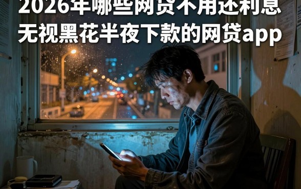 2026年哪些网贷不用还利息,枚举五个无视黑花半夜下款的网贷app