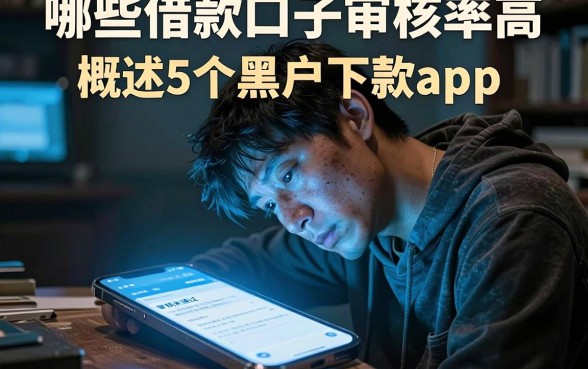 哪些借款口子审核率高，概括5个黑户下款app