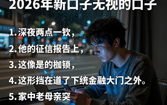 2026年新口子无视黑白,条列5个网黑真正能下款的口子