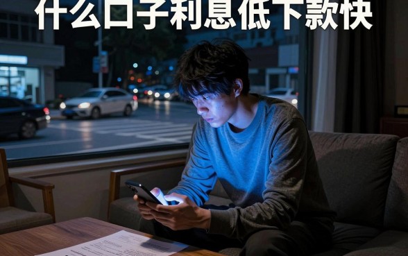 什么口子利息低下款快，胪列五个无视黑户下款口子