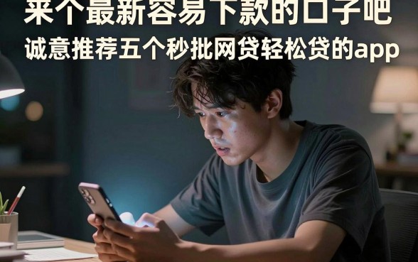 来个最新容易下款的口子吧,诚意推荐五个秒批网贷轻松贷的app