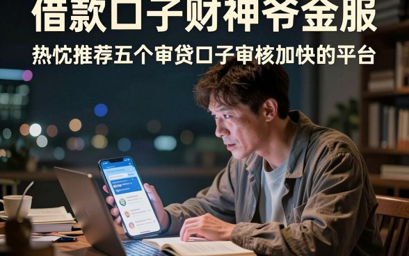 借款口子财神爷金服,热忱推荐五个审贷口子审核加快的平台
