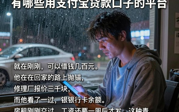 有哪些用支付宝贷款口子的平台,罗列五个芝麻信用可以借钱的平台