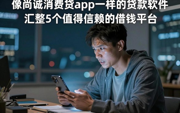 像尚诚消费贷app一样的贷款软件，汇整5个值得信赖的借钱平台