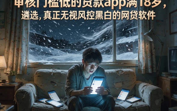 审核门槛低的贷款app满18岁，遴选五个真正无视风控黑白的网贷软件