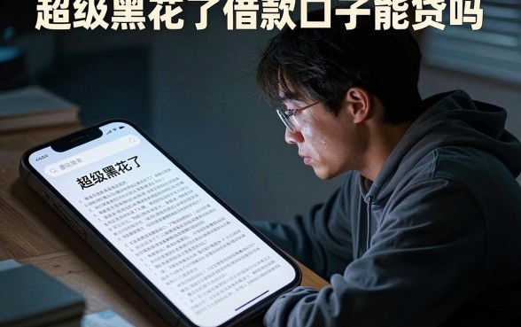 超级黑花了借款口子能贷吗，遴选五个征信花了可以借钱的网贷平台