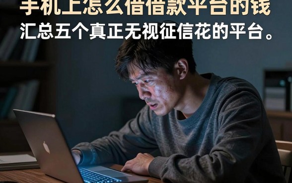 手机上怎么借借款平台的钱，汇总五个真正无视征信花的平台