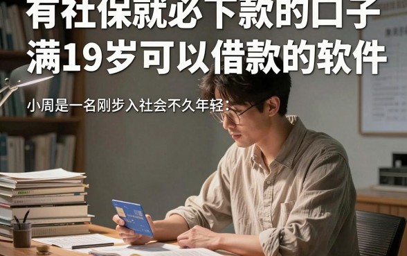 有社保就必下款的口子,理出五个满19岁可以借款的软件
