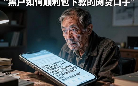 黑户如何顺利包下款的网贷口子,枚举5个黑户借款口子