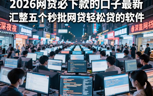 2026网贷必下款的口子最新,汇整五个秒批网贷轻松贷的软件