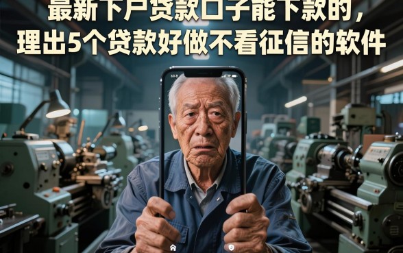 最新下户贷款口子能下款的,理出5个贷款好做不看征信的软件