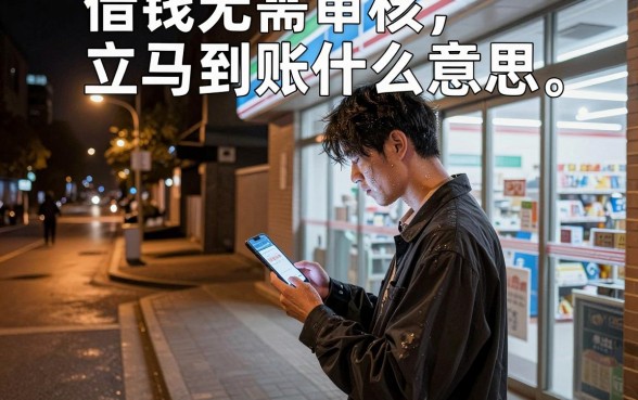 借钱无需审核立马到账什么意思,汇总5个黑户能下款的平台