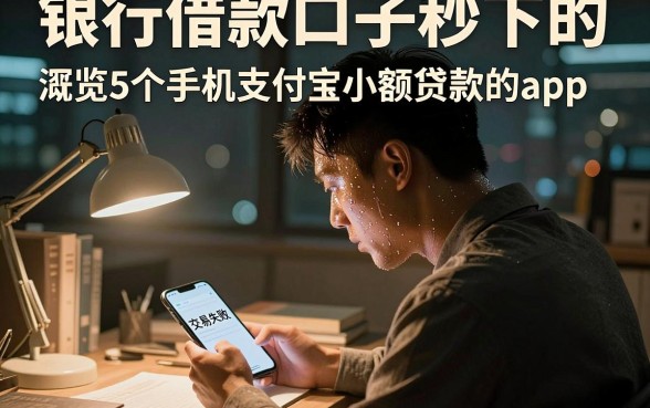银行借款口子秒下的，概览5个手机支付宝小额贷款的app