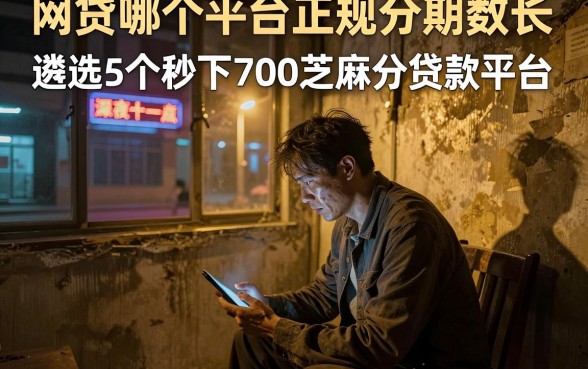 网贷哪个平台正规分期数长,遴选5个秒下700芝麻分贷款平台