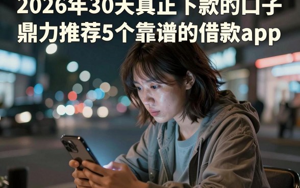 2026年30天真正下款的口子,鼎力推荐5个靠谱的借款app