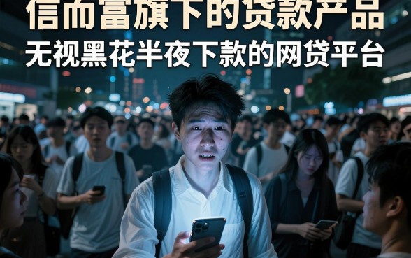 信而富旗下的贷款产品,理出五个无视黑花半夜下款的网贷平台