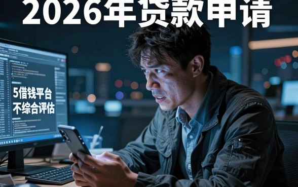 2026年贷款申请，筛选5个借钱平台不看综合评估的平台