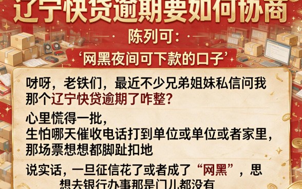 辽宁快贷逾期要如何协商,陈列五个网黑夜间可下款的口子