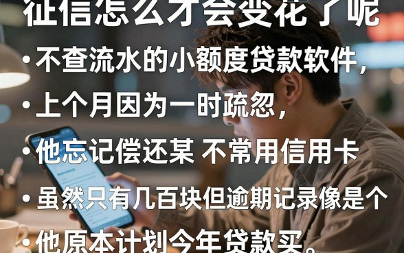 征信怎么才会变花了呢，概括五个不查流水的小额度贷款软件