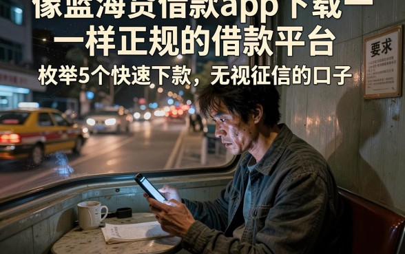 像蓝海贷借款app下载一样正规的借款平台,枚举5个快速下款无视征信的口子