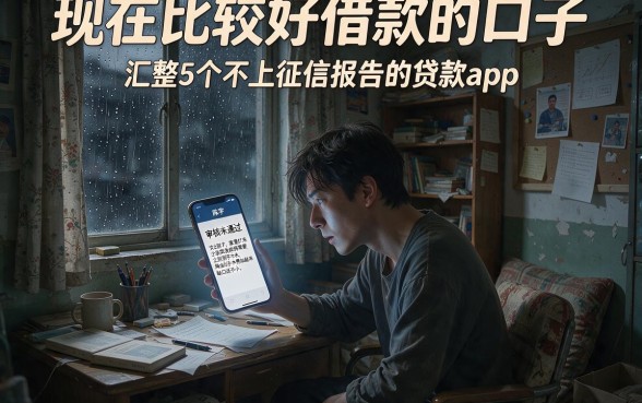 现在比较好借款的口子，汇整5个不上征信报告的贷款app