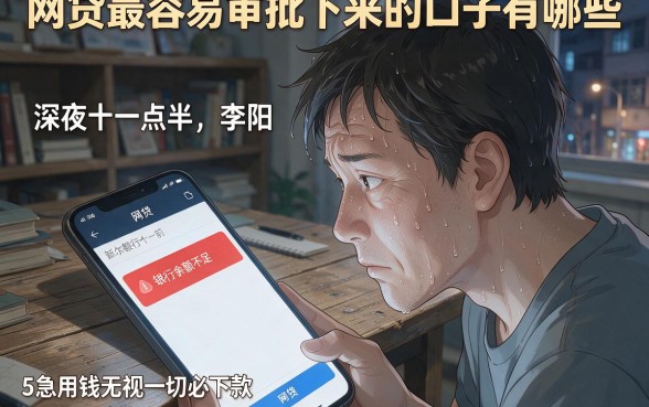 网贷最容易审批下来的口子有哪些,详细阐述5个急用钱无视一切必下款的口子