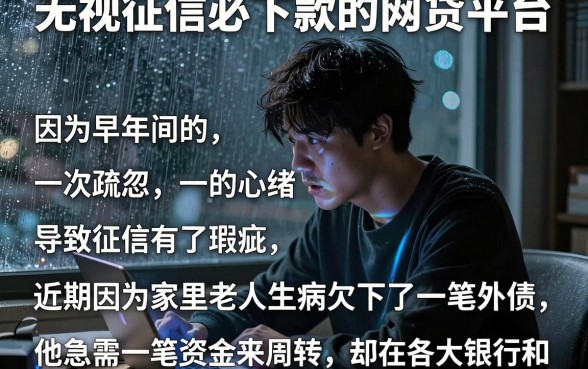 无视征信必下款的网贷平台，详尽说明五个综合评分不足有负债都能下款app