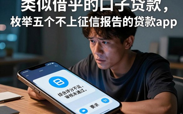 类似借乎的口子贷款，枚举五个不上征信报告的贷款app