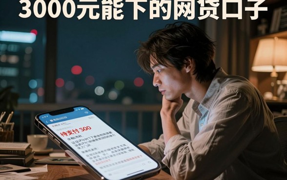 3000元能下的网贷口子,概览五个无视评分的贷款软件