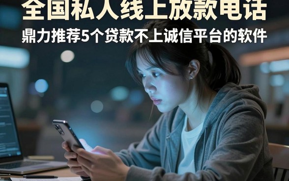 全国私人线上放款电话,鼎力推荐5个贷款不上诚信平台的软件