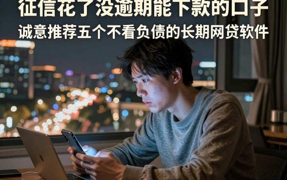 征信花了没逾期能下款的口子,诚意推荐五个不看负债的长期网贷软件