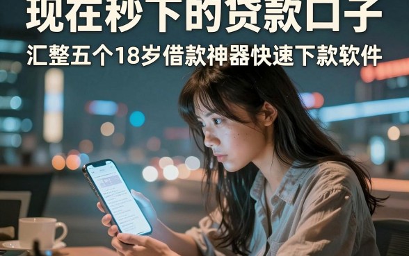 现在秒下的贷款口子,汇整五个18岁借款神器快速下款软件