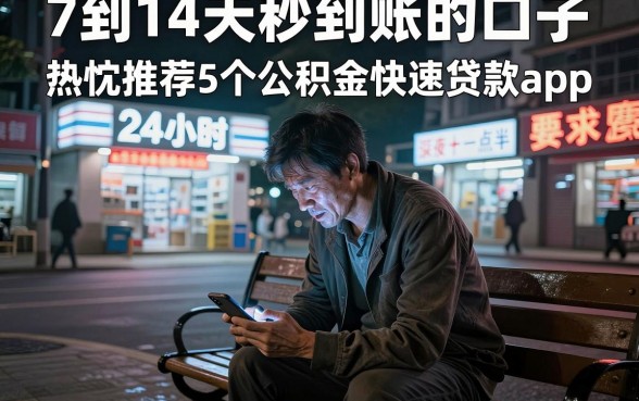 7到14天秒到账的口子,热忱推荐5个公积金快速贷款app