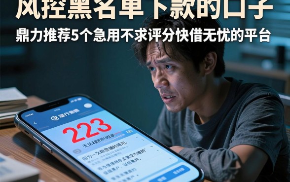 风控黑名单下款的口子,鼎力推荐5个急用不求评分快借无忧的平台