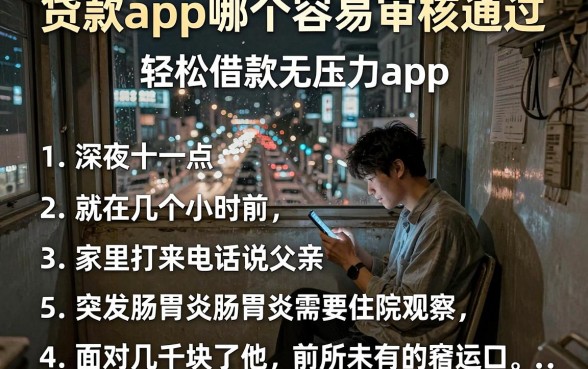 贷款app哪个容易审核通过,概括五个轻松借款无压力app