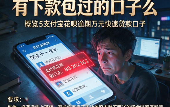 有下款包过的口子么,概览5个支付宝花呗逾期万元快速贷款口子